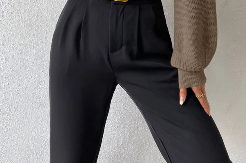 Bolgivy - Turtleneck trui met effen uitsnijding