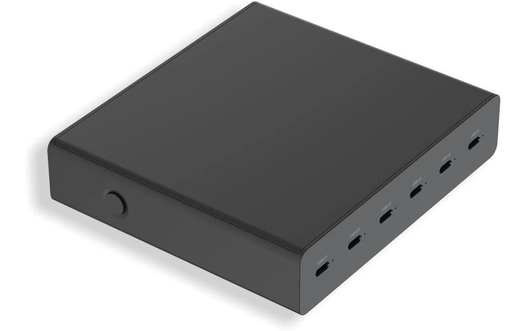6 Port USB-C SmartCharge 72 WUSB-C Power Adapter mit GaN-Technologie für Tablets und Smartphones