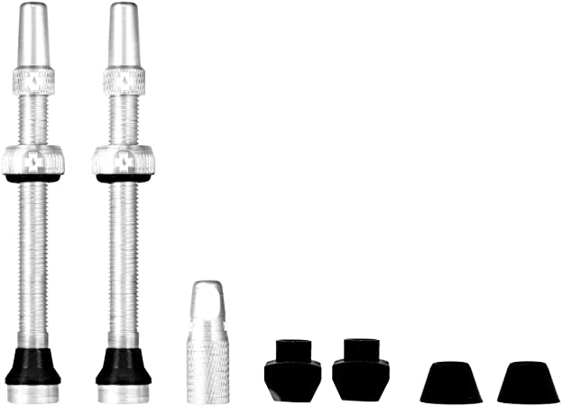 Muc-Off ventil sæt Tubeless 2 stk. 60 mm Sølv