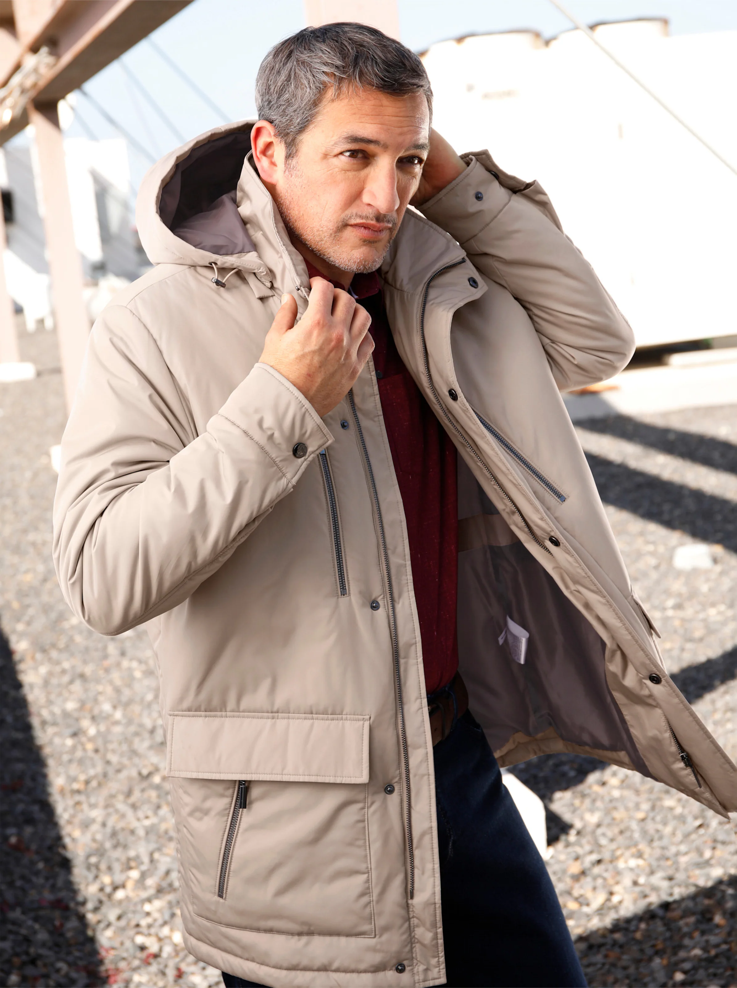 Marco Donati Longjacke in sesam