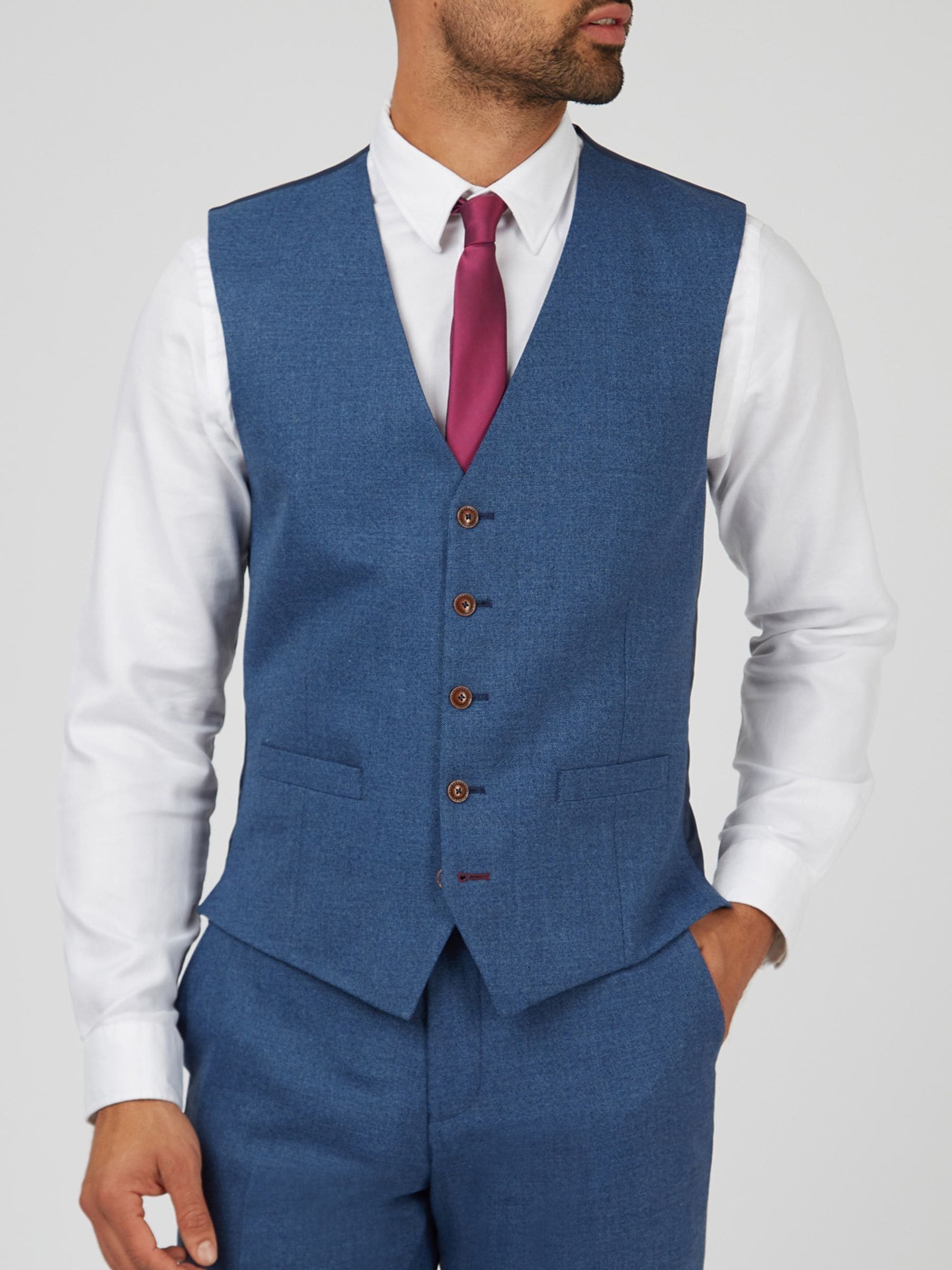 Antique Rogue WS Blake Texture Waistcoat