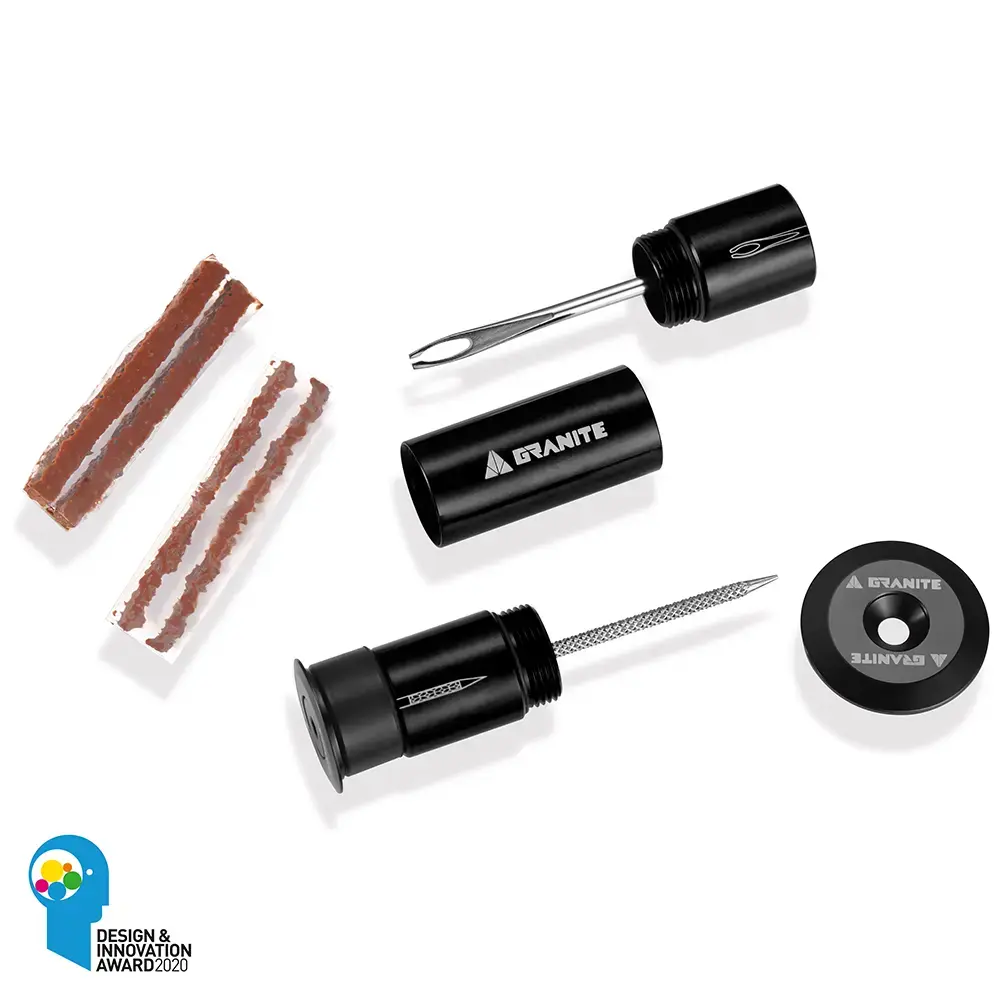 Granite Design Stash Tire Plug Kit Stuur Zwart