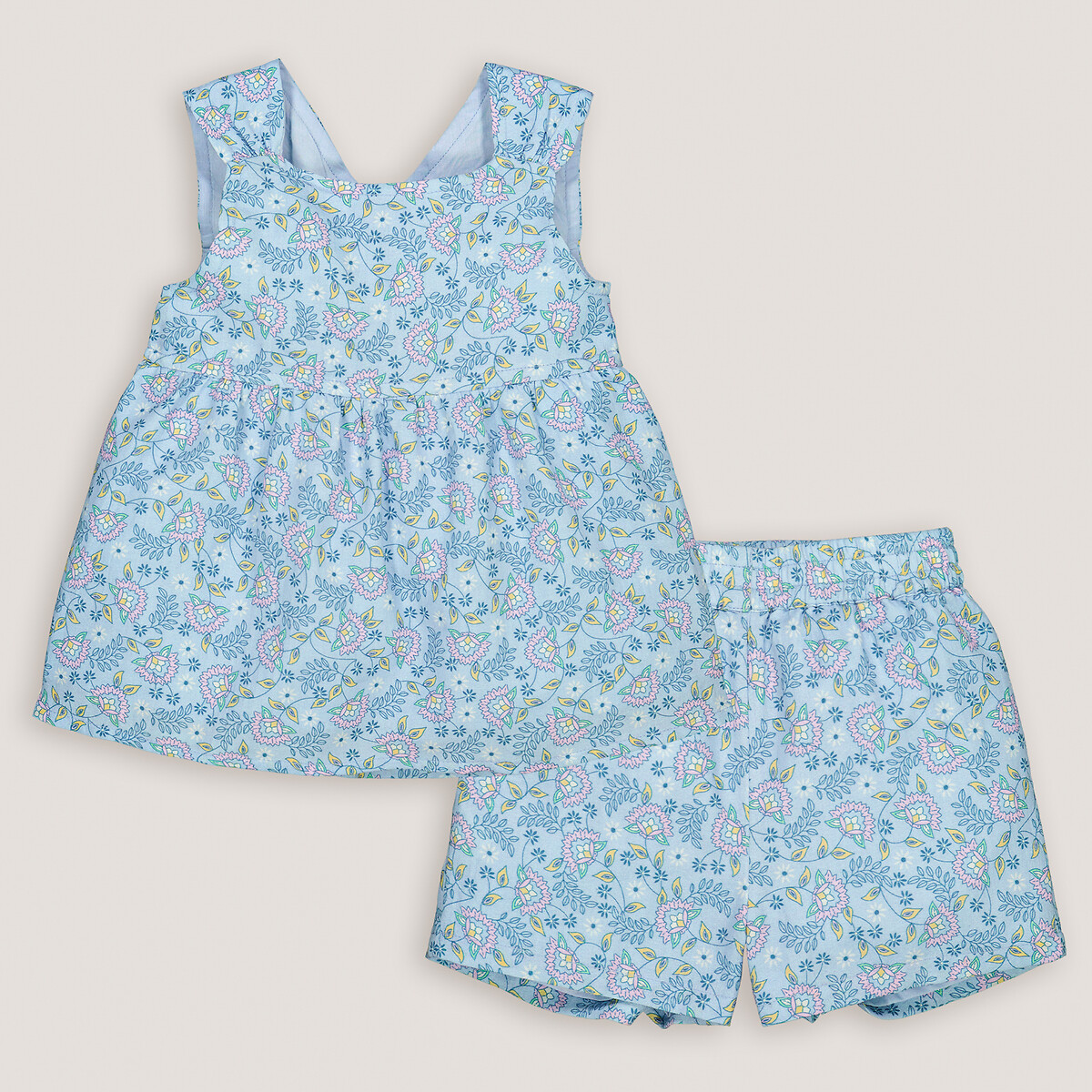 COLEÇÕES LA REDOUTE<br>Conjunto 2-delicioso, blusa e shorts