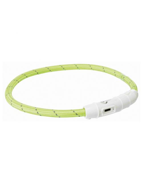Trixie Usb Flash Lichtgevende Buis Ø 7 Mm Groen - Hondenveiligheidslampje