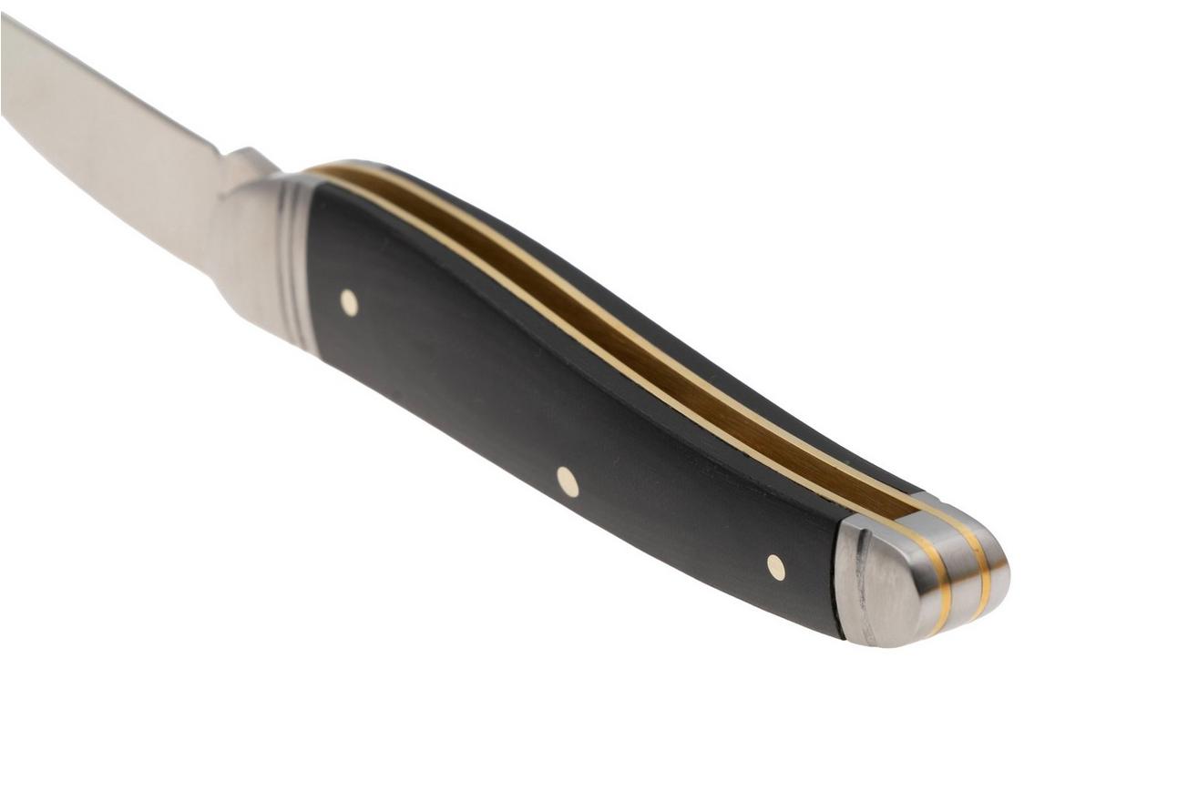 Rough Ryder Reserve Quillcliffe RRR021, D2, Black Micarta, slipjoint zakmes
