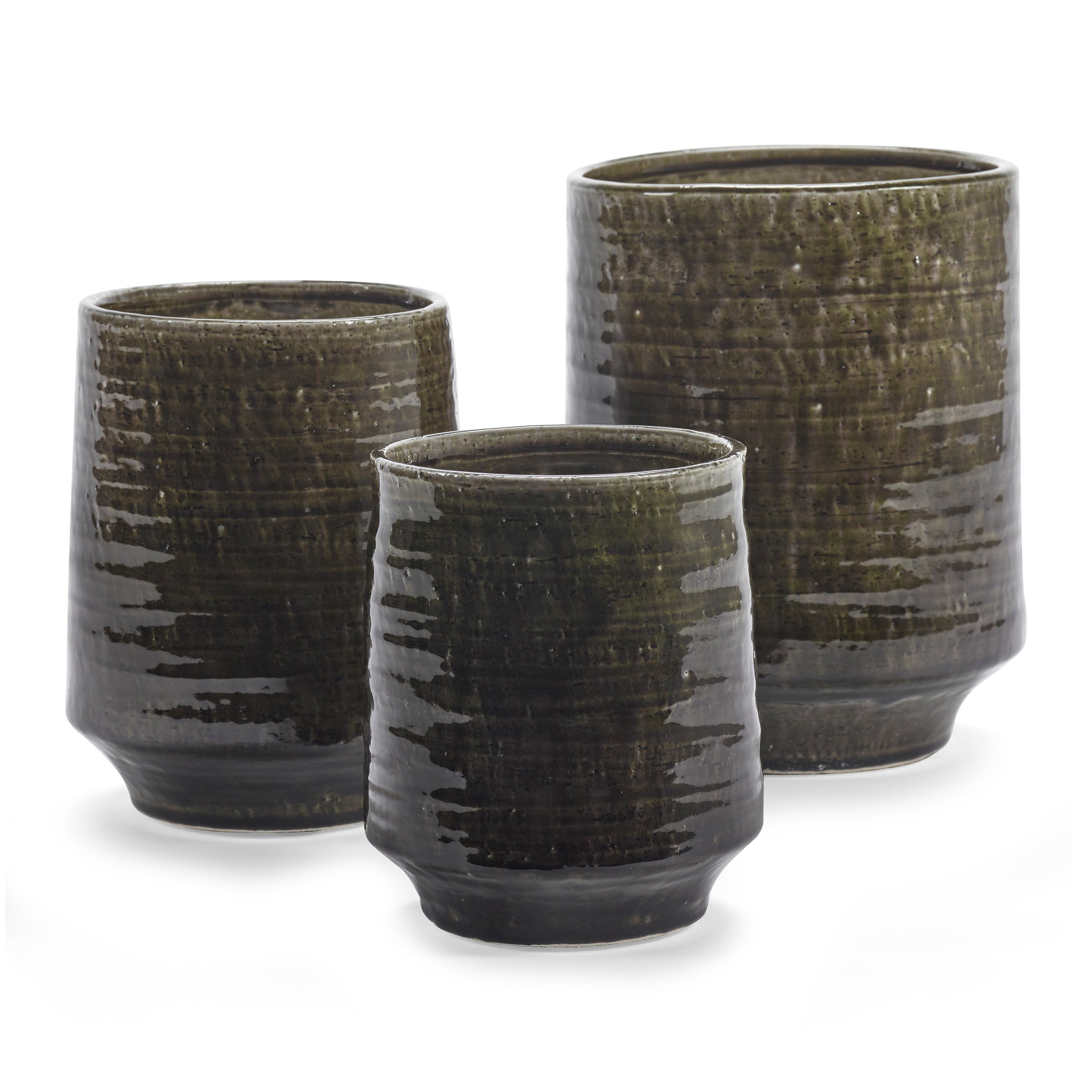 SERAX - Indoor Bloempot M - Donkergroen