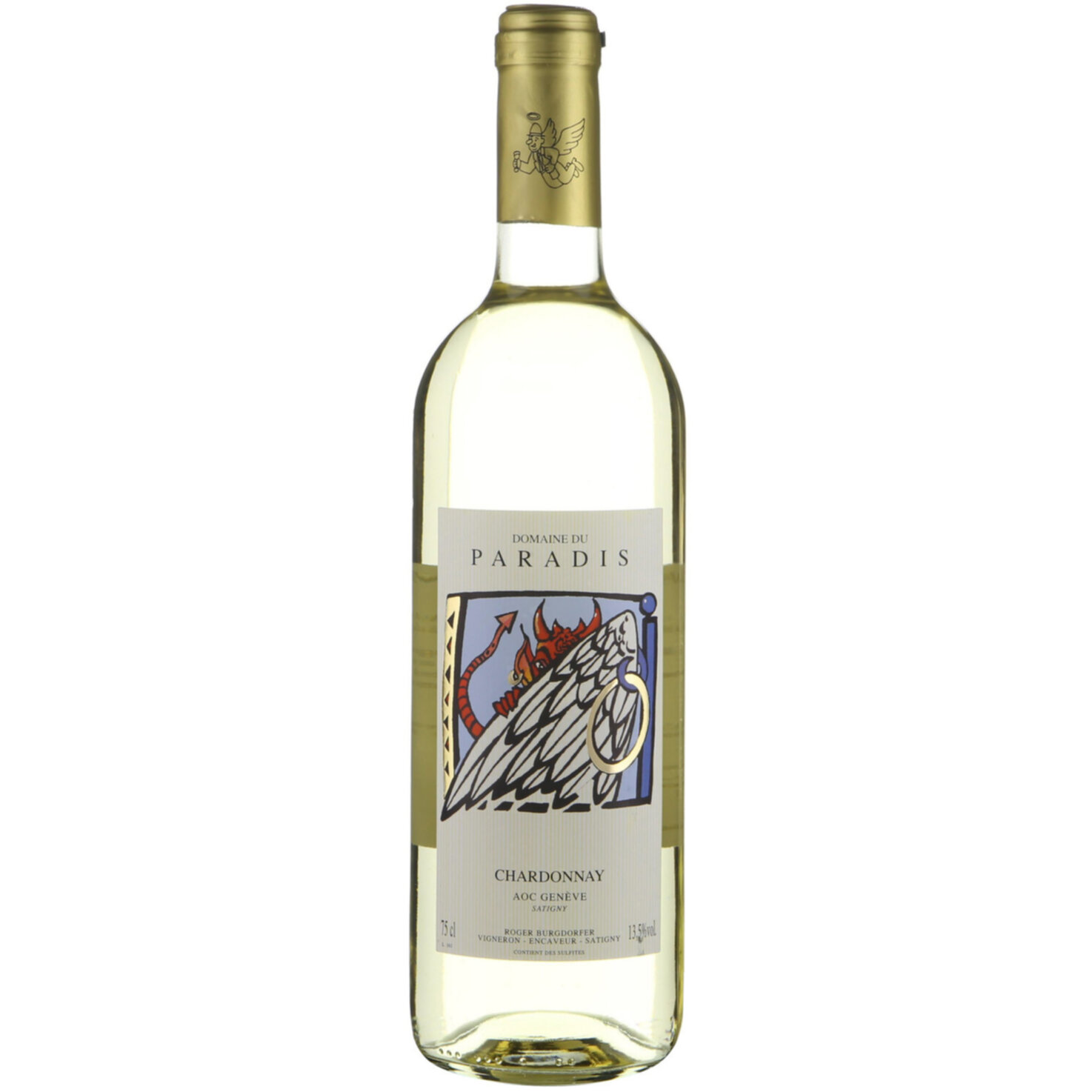 Genève AOC Chardonnay Choully Domaine du Paradis -75cl