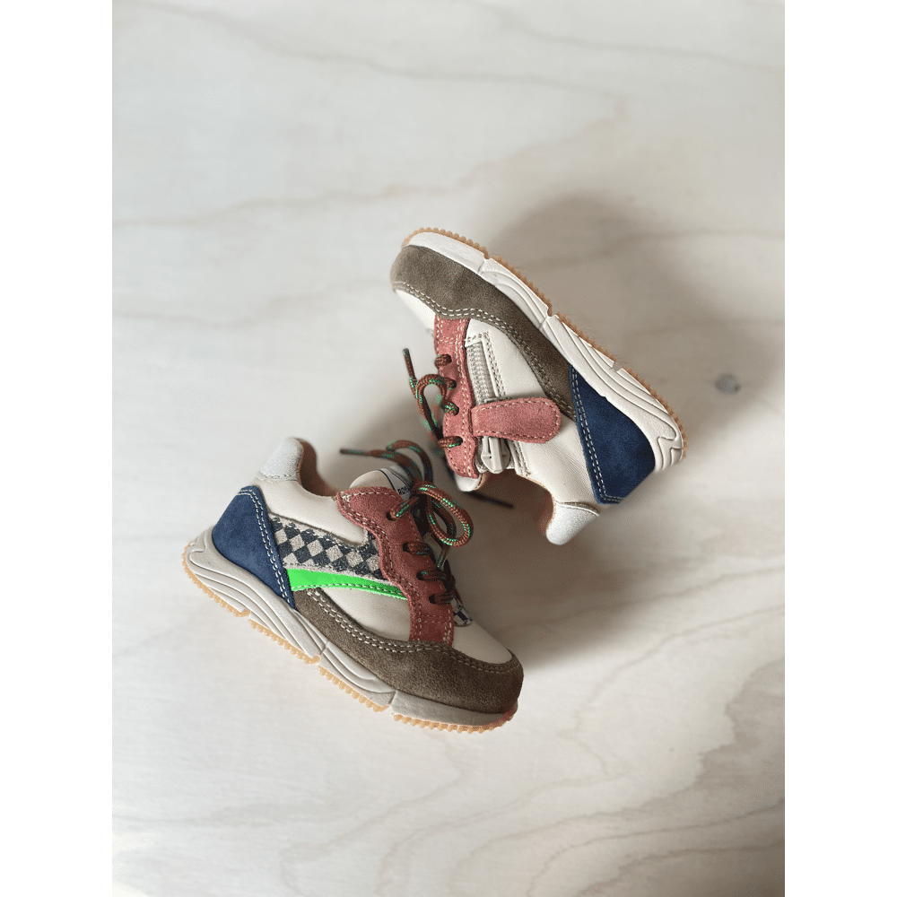 Romagnoli - Eerste Stapsneaker - Salvia Latte