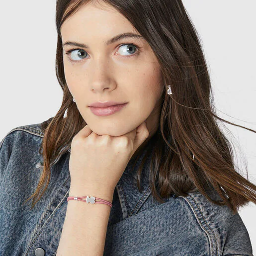 Pulseira elástica rosa Sweet Dolls