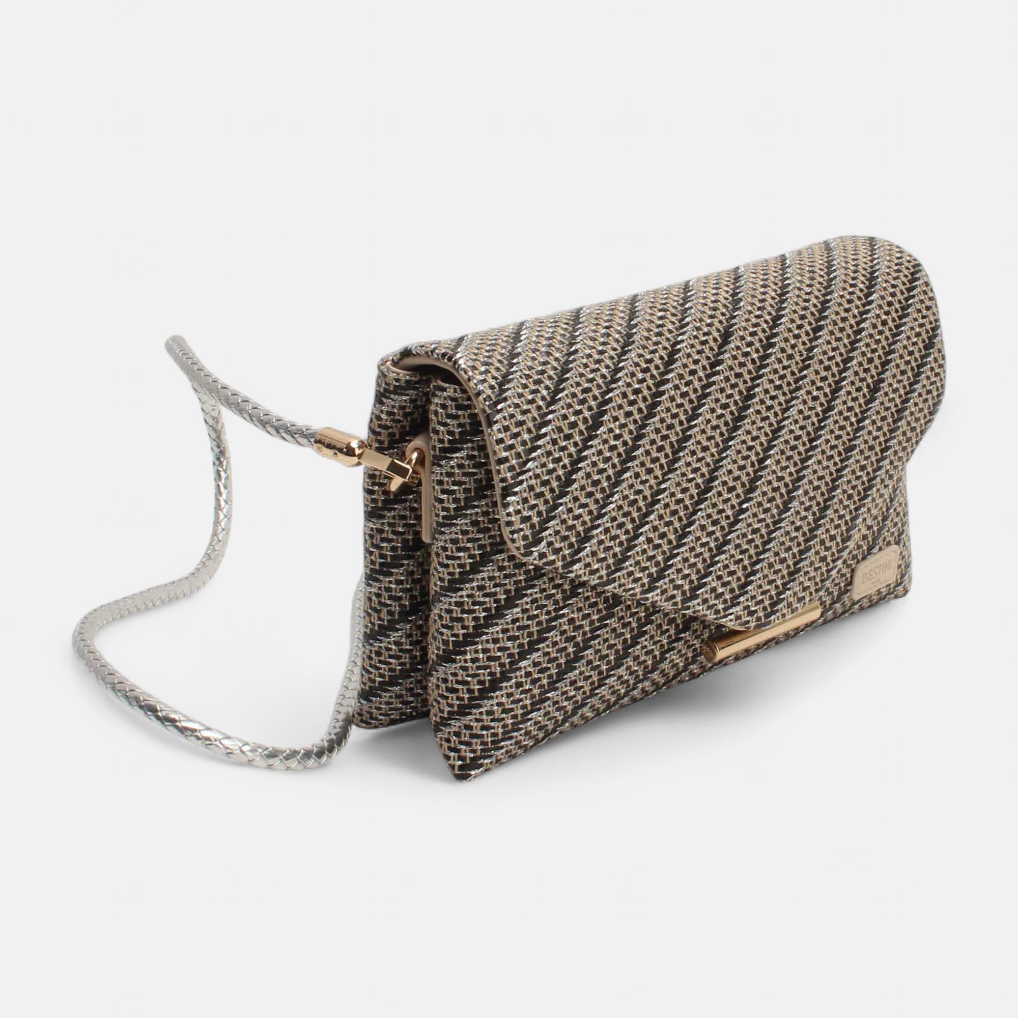 Sac bandoulière argent