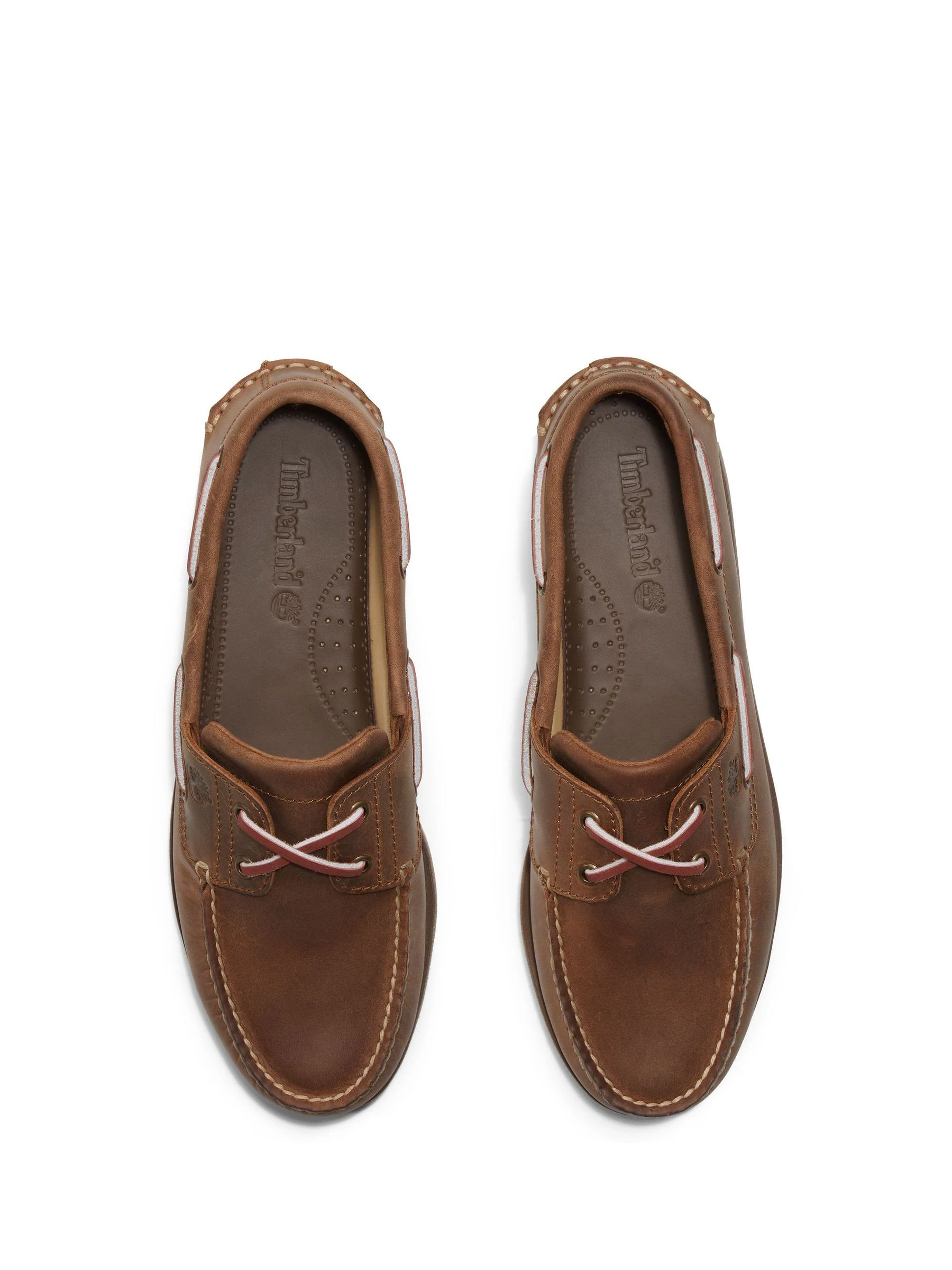 Bruin - Timberland klassieke 2-oogjes bootschoenen