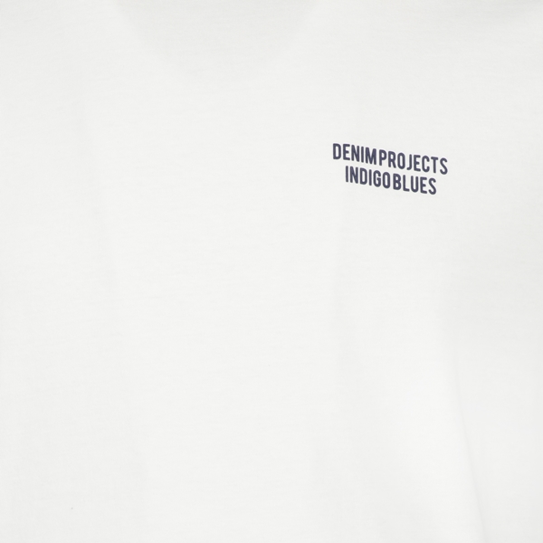 Unsigned heren T-shirt wit met backprint