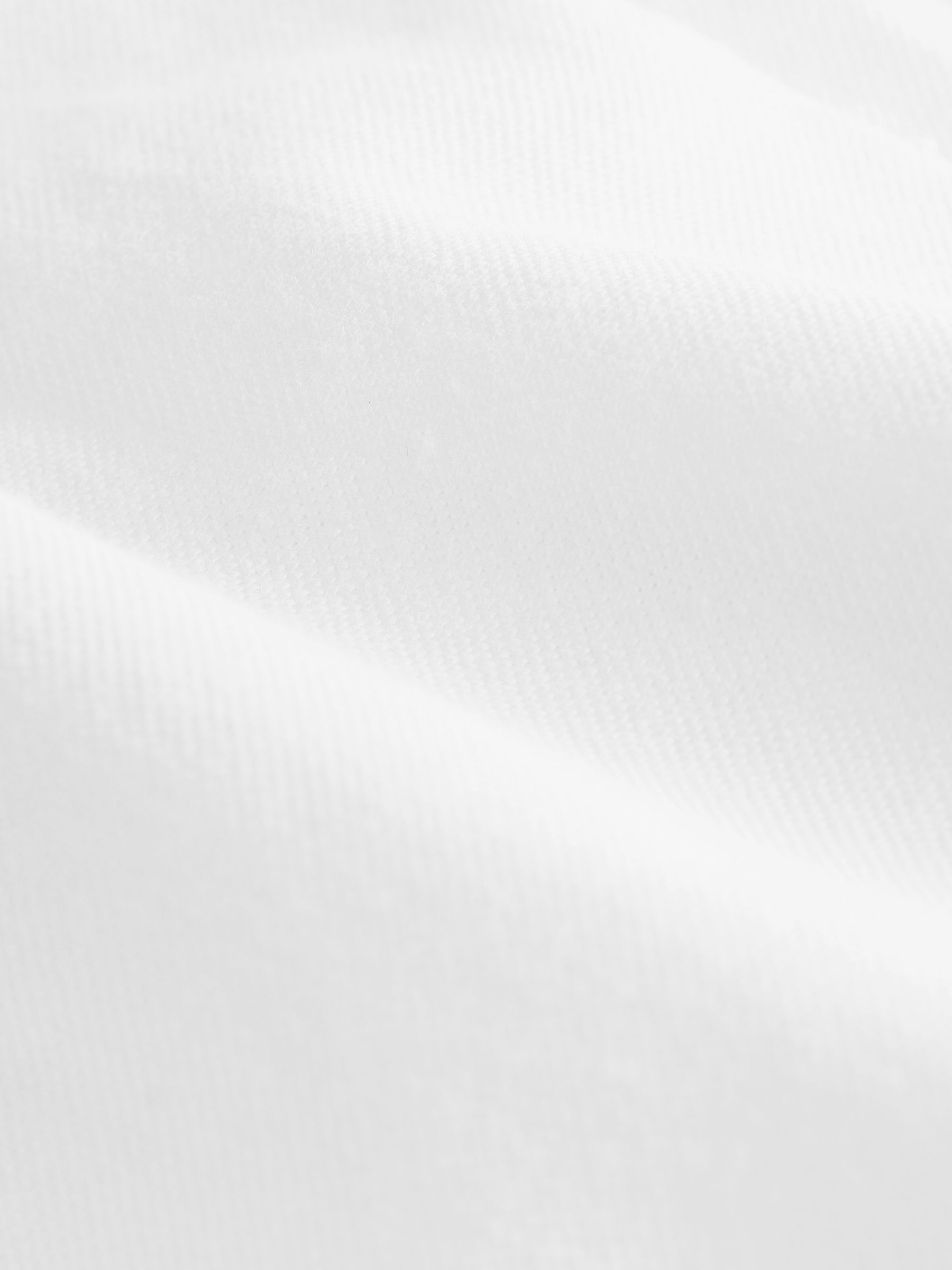 Wit - Oxford overhemd met stretch en korte mouwen