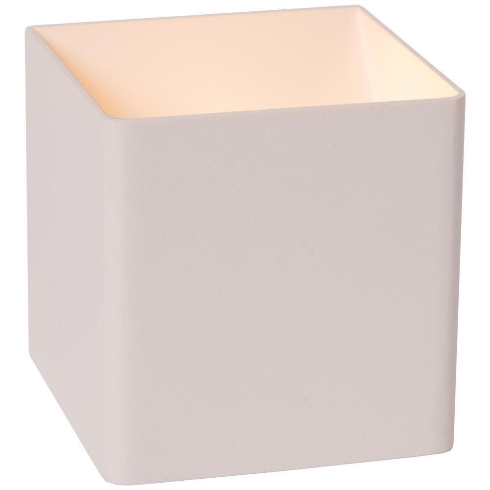 Vertigo LED-wandlamp op batterijen in wit, 6W, 258lm, IP54, met bewegingsmelder en schemersensor