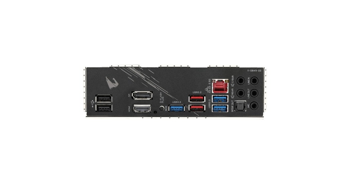 GIGABYTE AORUSB550 ELITE V2 socket AM4 moederbord  (Donkergrijs, RAID, Gb-LAN, Sound, ATX)