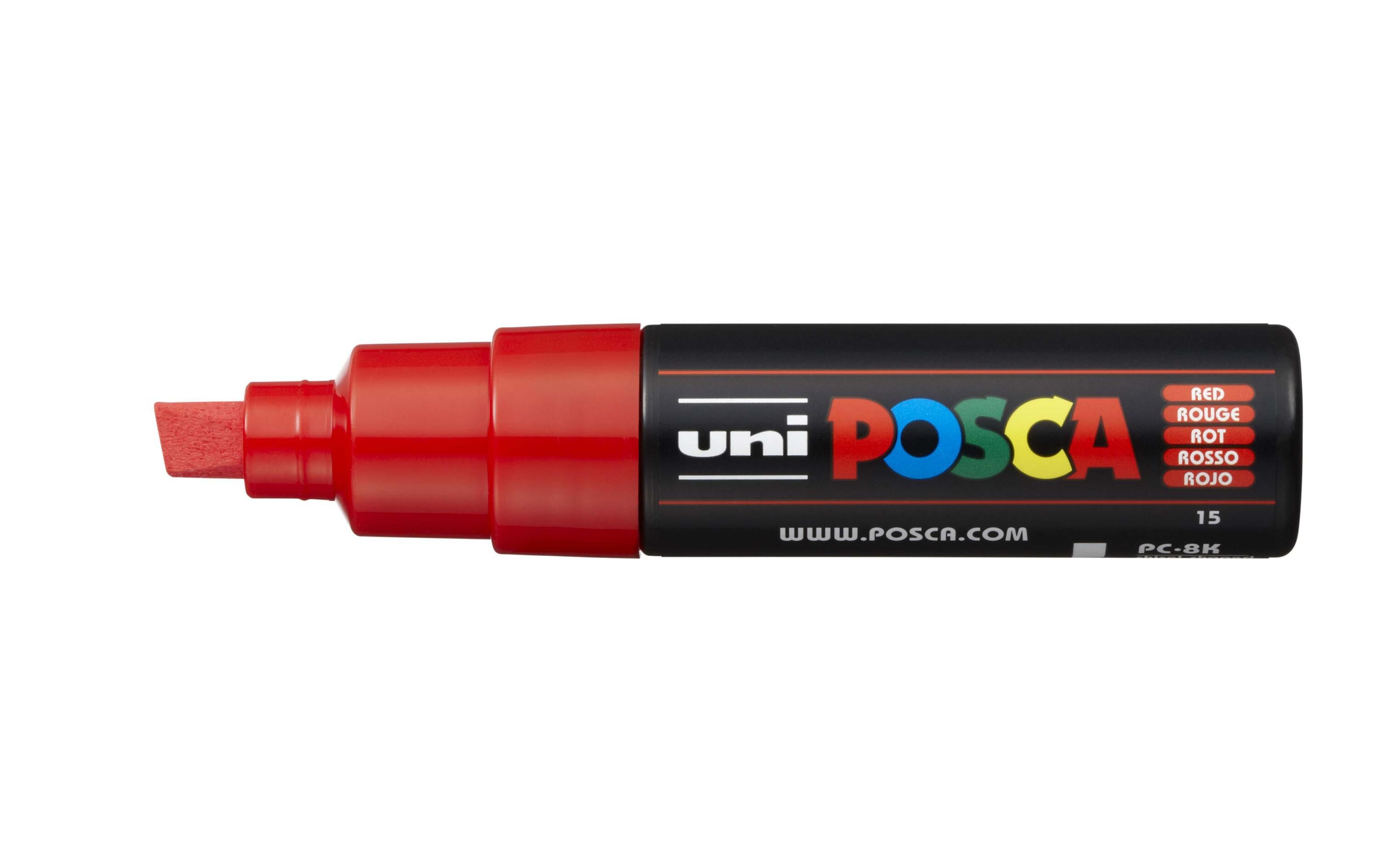 Permanent-Marker POSCA 8 mm RotUniversell einsetzbarer Marker