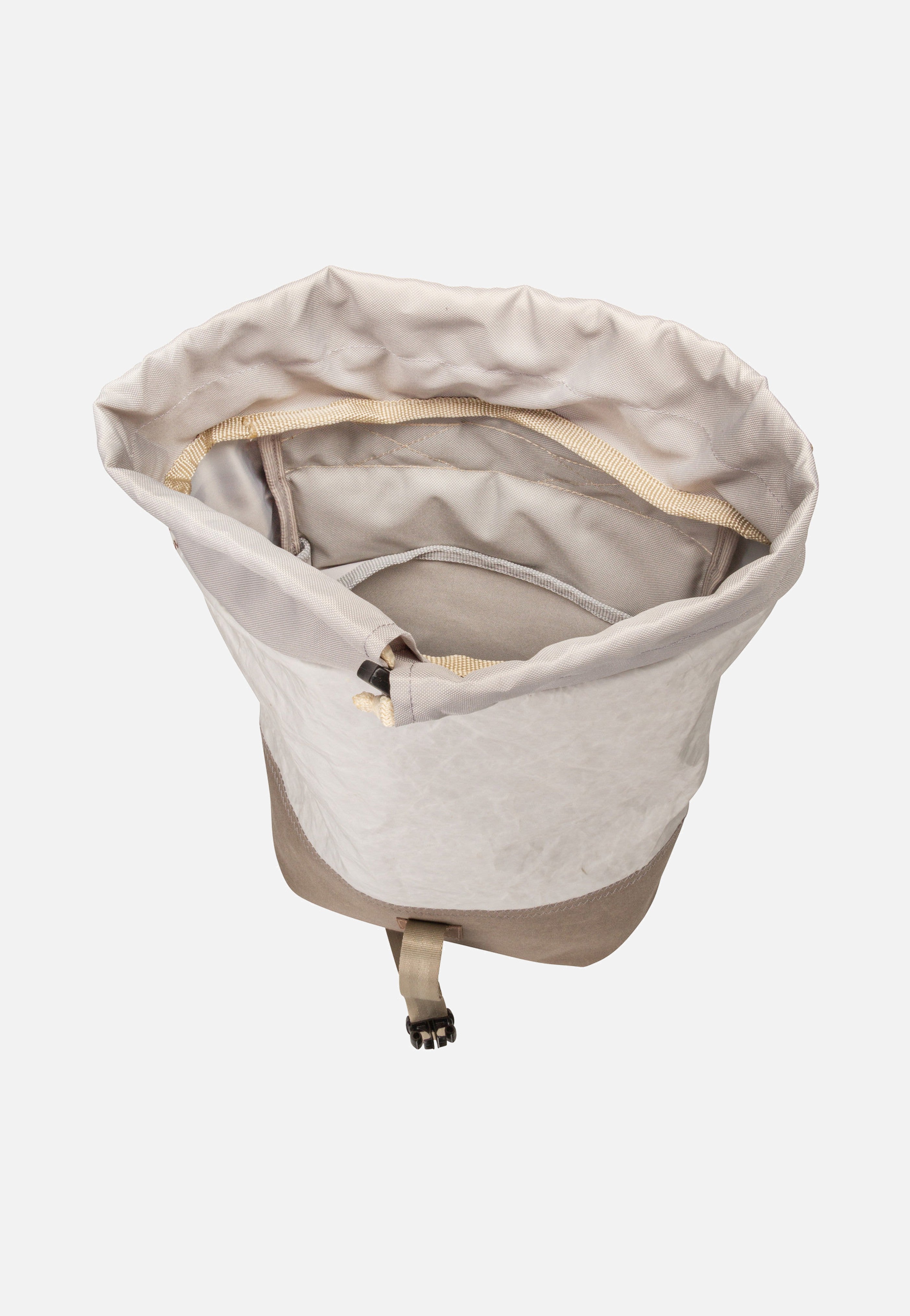 Landgang Mini Weiß/Balken Taupe - Rucksack