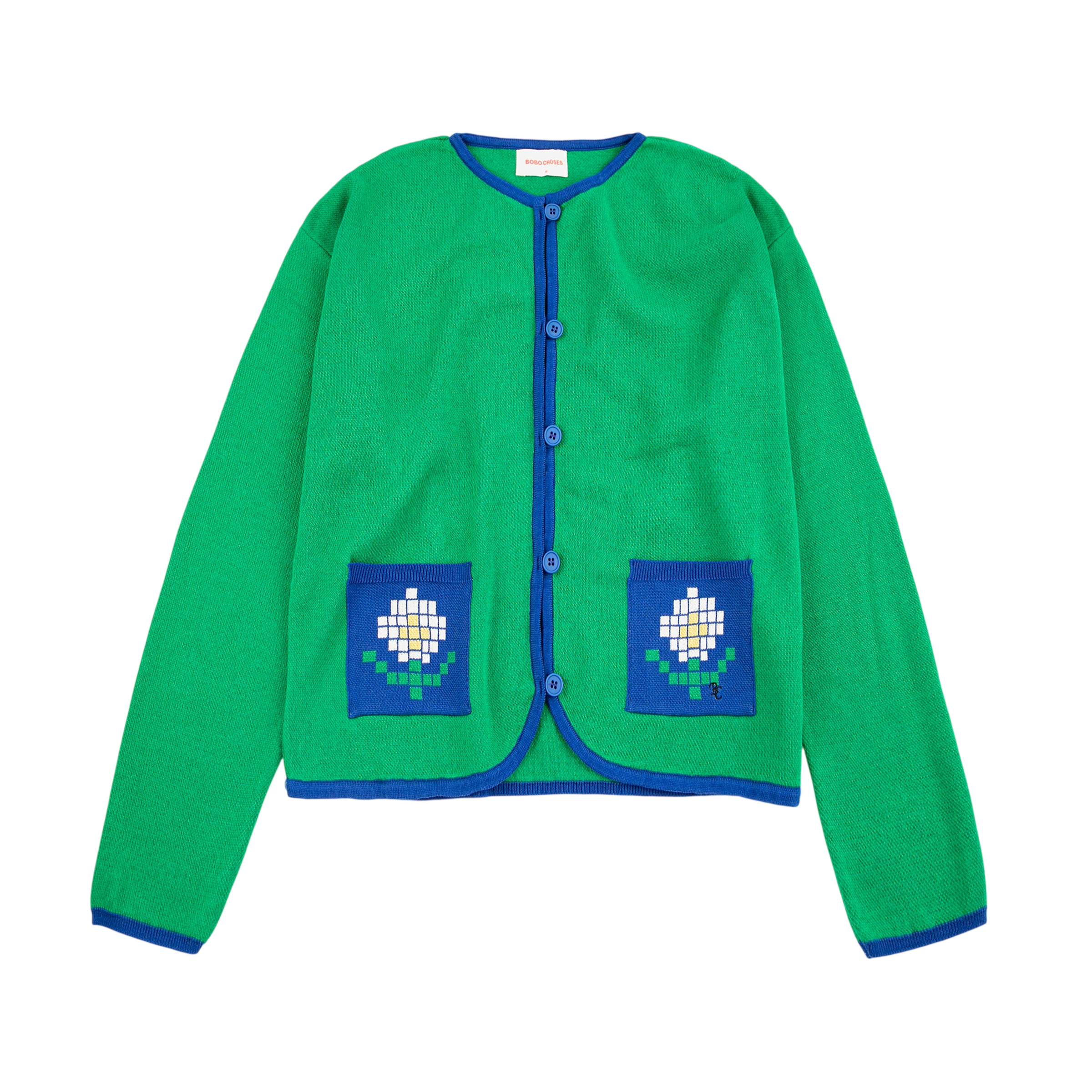 Adult Strickjacke Pixel Daisy
