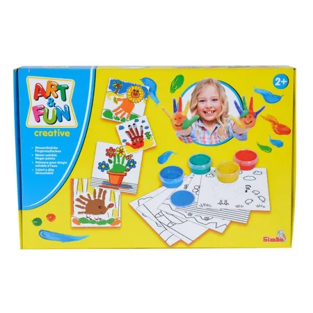 Simba Art & Fun Malen mit Fingermalfarben