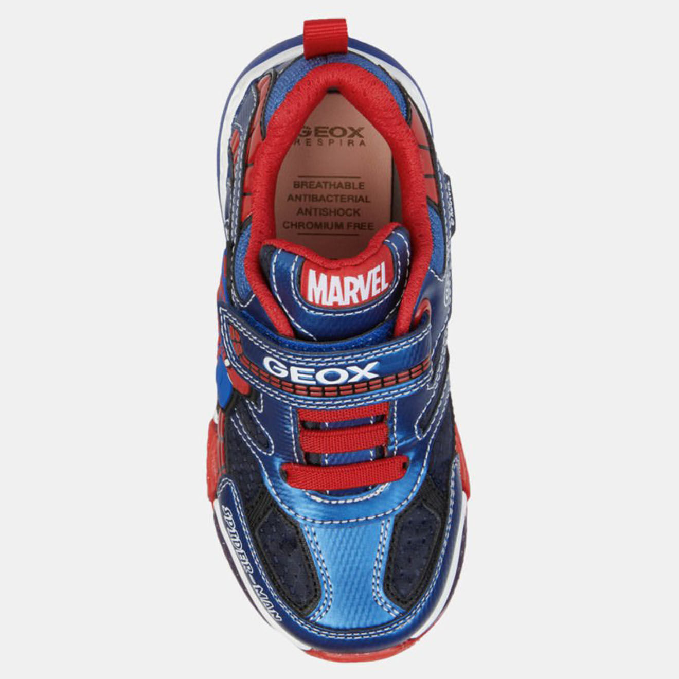 Geox Baskets Bayonyc Spider-Man Geox x Marvel bleu/rouge