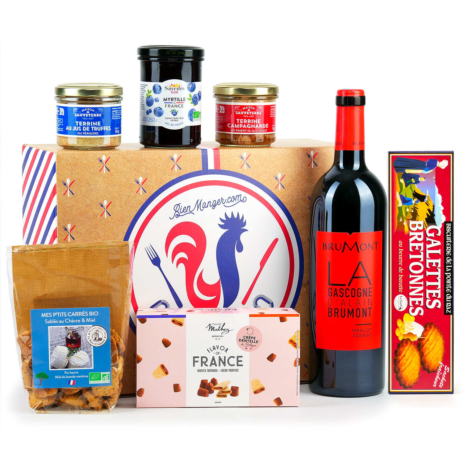 Coffret cadeau gourmand Cocorico