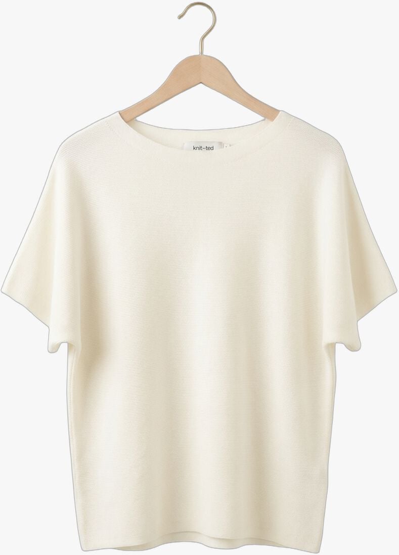 gebroken wit knit-ted top eva