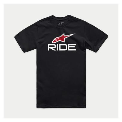 T-Shirt Manches Courtes Alpinestars Ride 4.0 CSF Noir