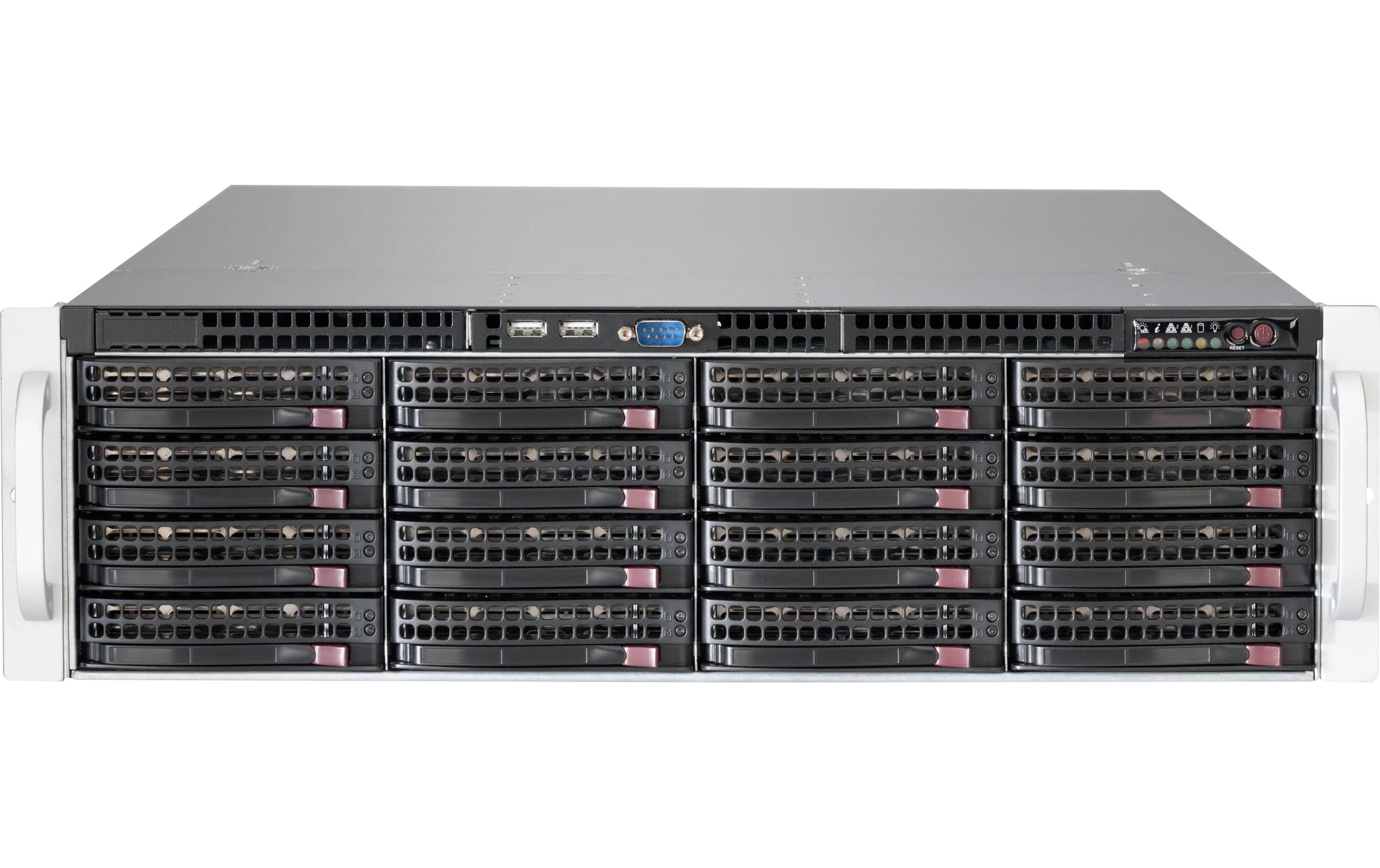 JBOD Gehäuse SuperChassis 836BE2C-R1K03JBOD<br>3U JBOD-Chassis für Cloud-Backup, Datenreplikation und hochdichte Archivspeicheranwendungen