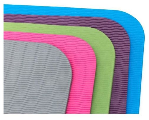 Tapis de Sol Pilates Antidérapant avec Sac Tapis et Sangle Transport Tapis de Fitness Gymnastique pour Yoga 183* 61* 0 6 cm - Rose