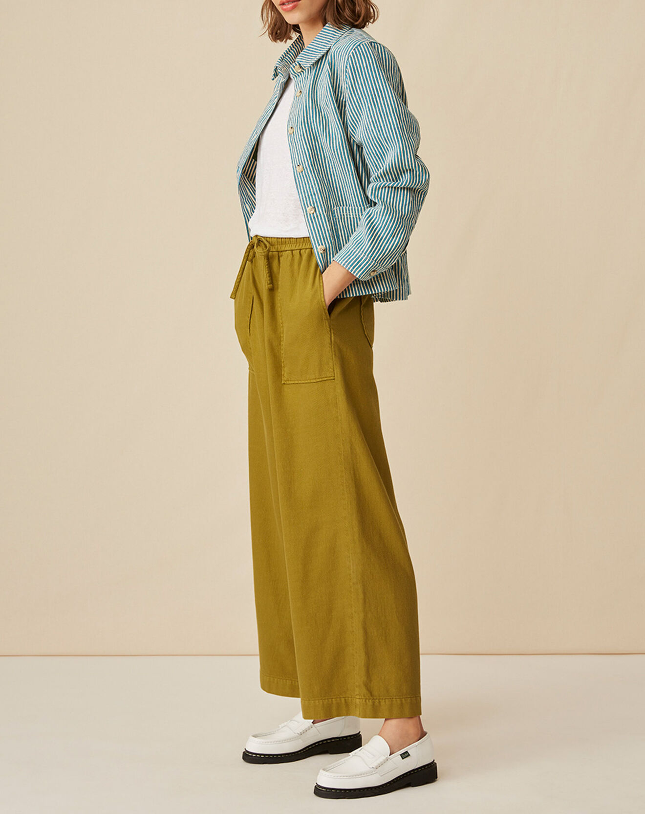 Harris Wilson Pantalon Eytan tilleul