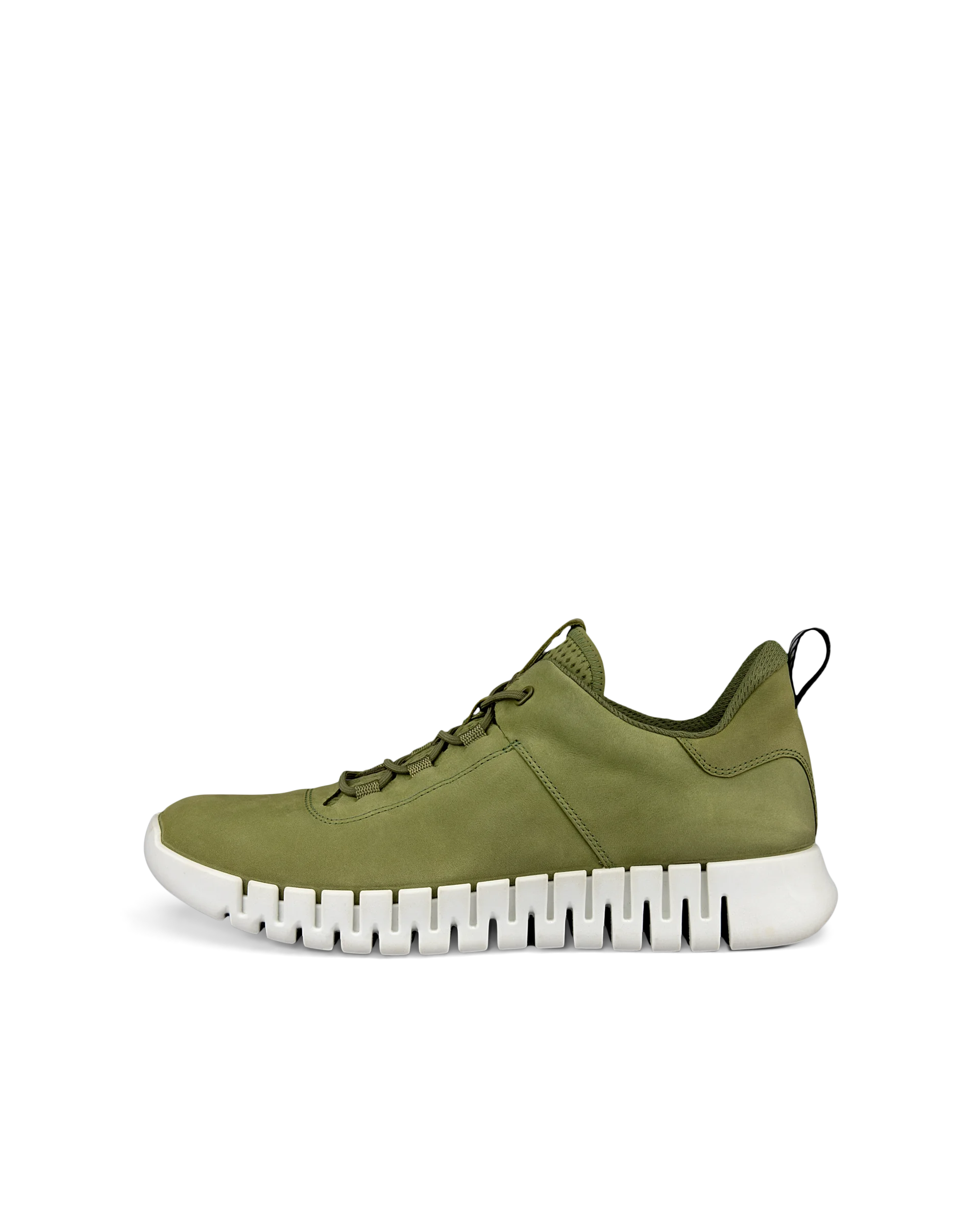 ECCO GRUUV M Herren Sneaker aus Nubukleder Grün