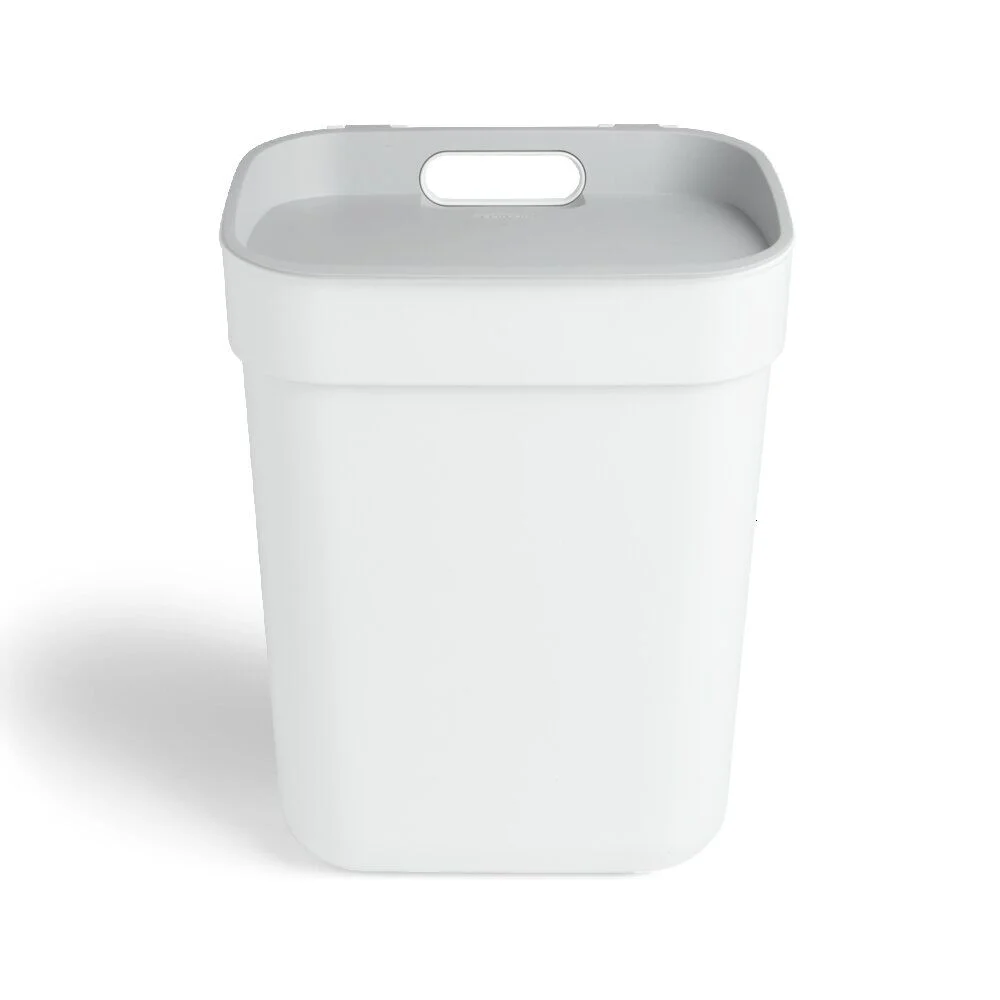 Poubelle de tri blanche 10L