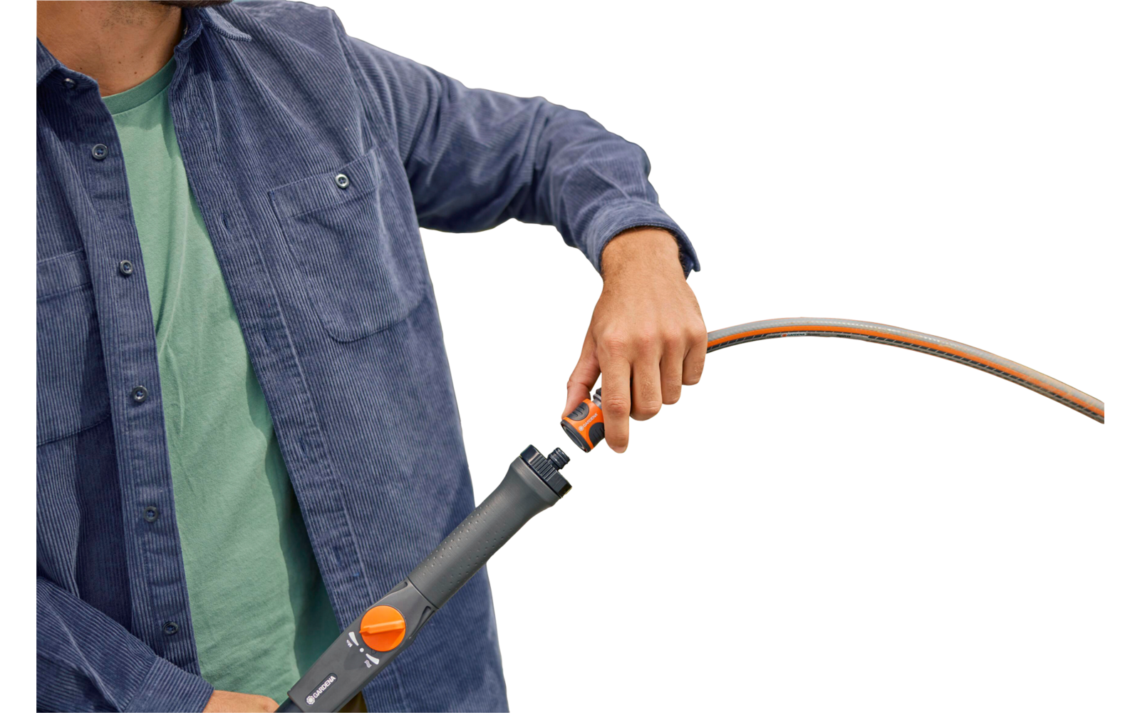 Gardena Cleansystem Teleskop-Stiel M-XL, 155 - 260 cm