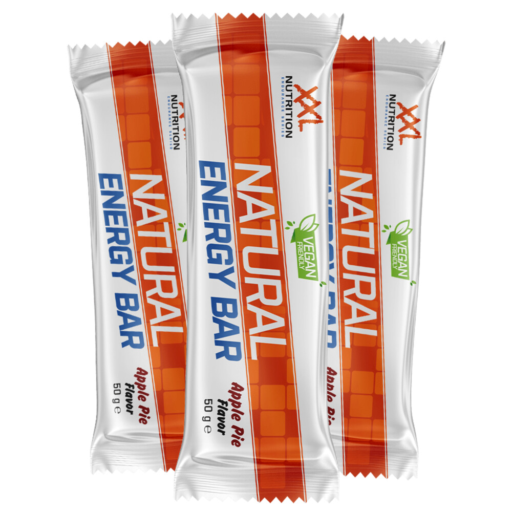 12x XXL Nutrition Natural Energy Bar Apple Pie50 gr