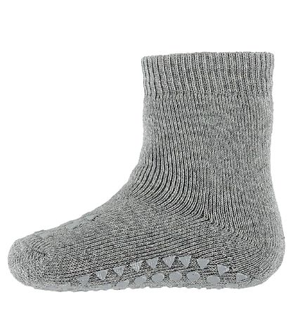 GoBabyGo rutschfeste Socken - Graumeliert meliert