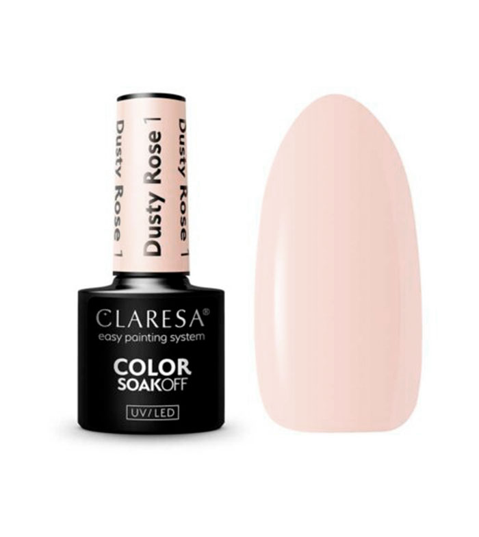 Claresa - *Dusty Rose* - Seque o esmalte semipermanente - 01