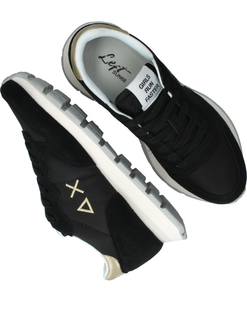 SUN68 Ally Gold Silver Sneakers Zilver Dames
