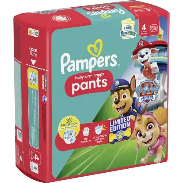 baby-dry pants Gr.4 (9-15kg) Paw Patrol