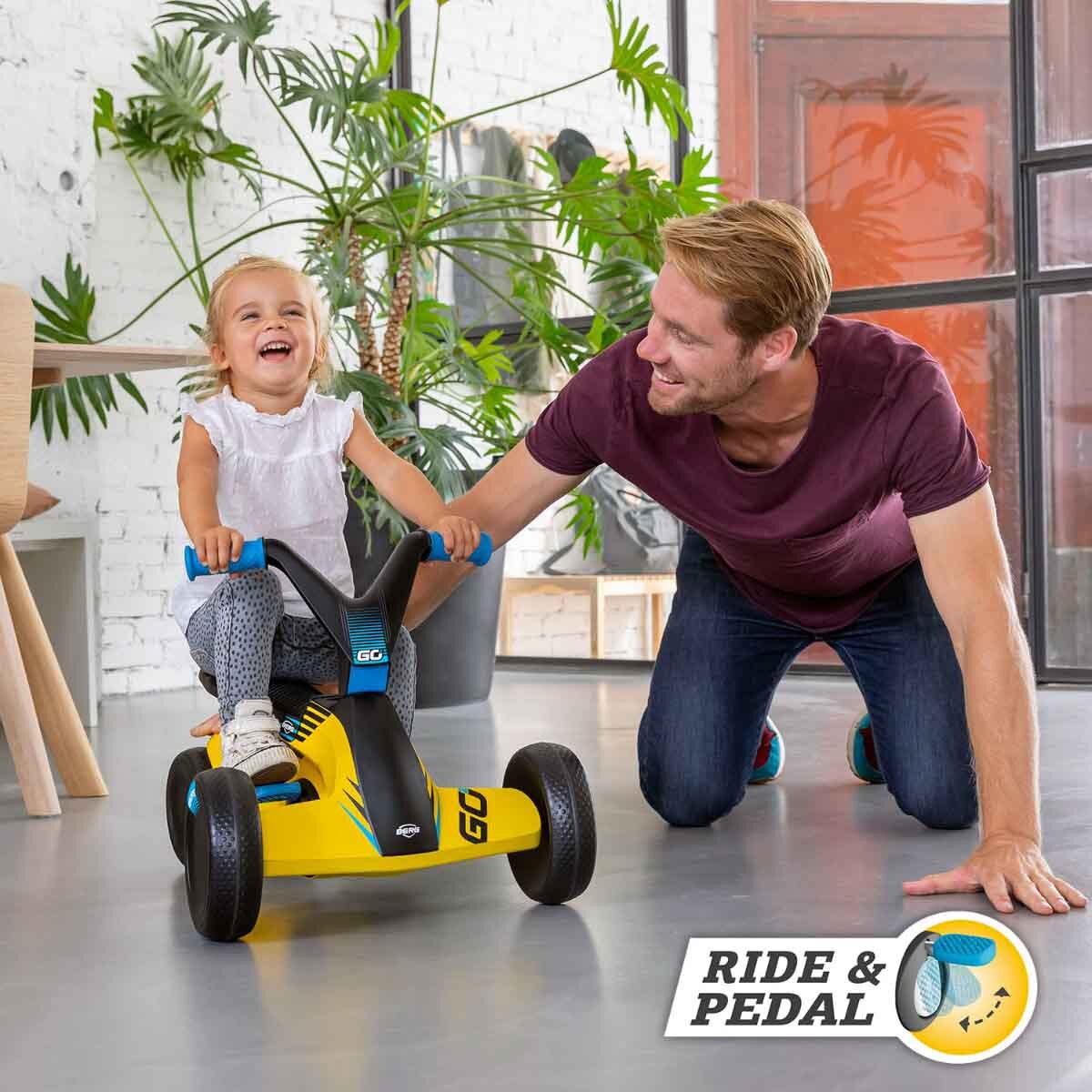 Bergtoys Berg Pedal Gokart GO2 SparX - Yellow
