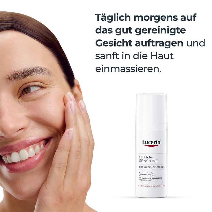 Eucerin UltraSensitive Beruhigende Pflege für trockene Haut, 50 ml