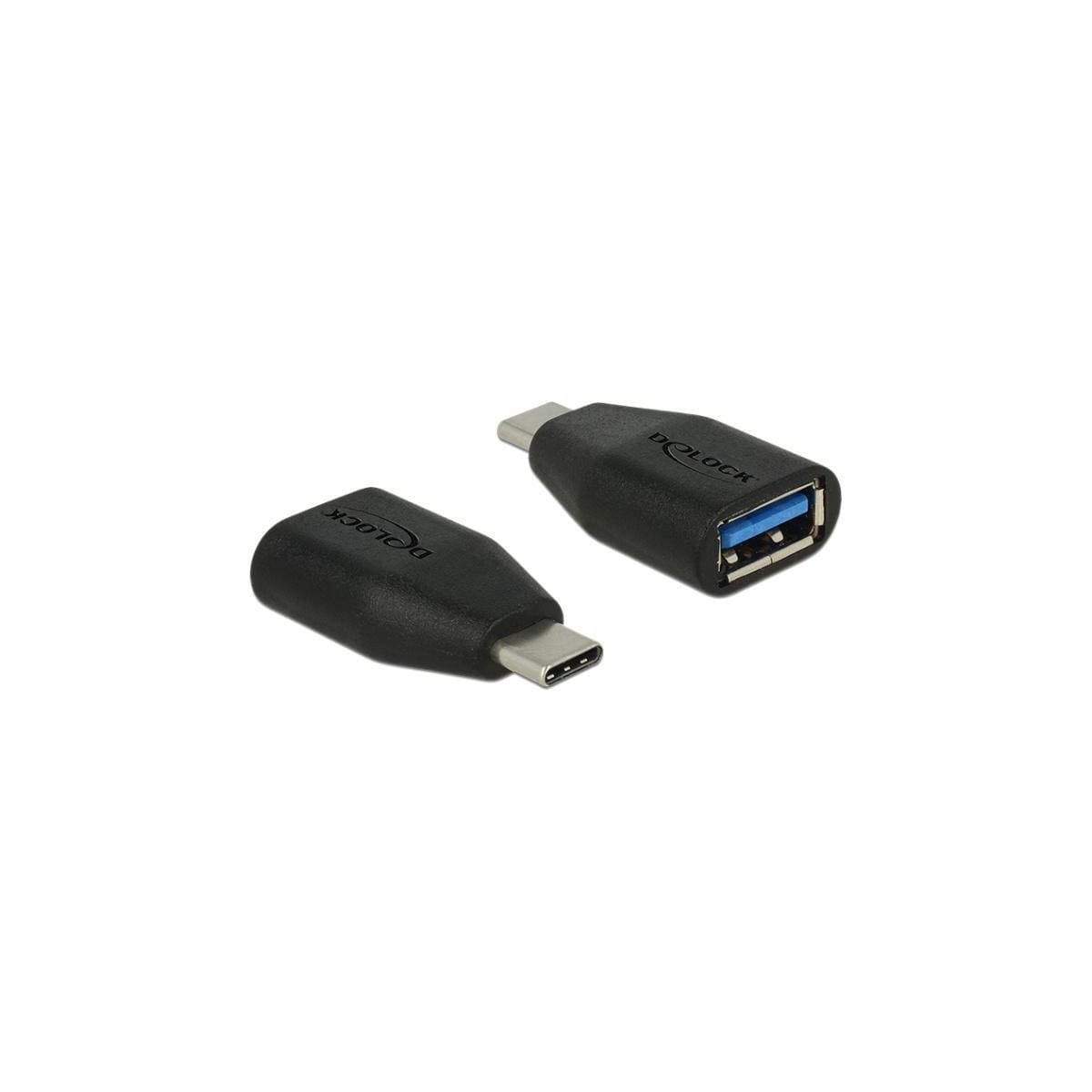 Delock SuperSpeed adapter USB-C male to USB-A female, 10 Gbps, black