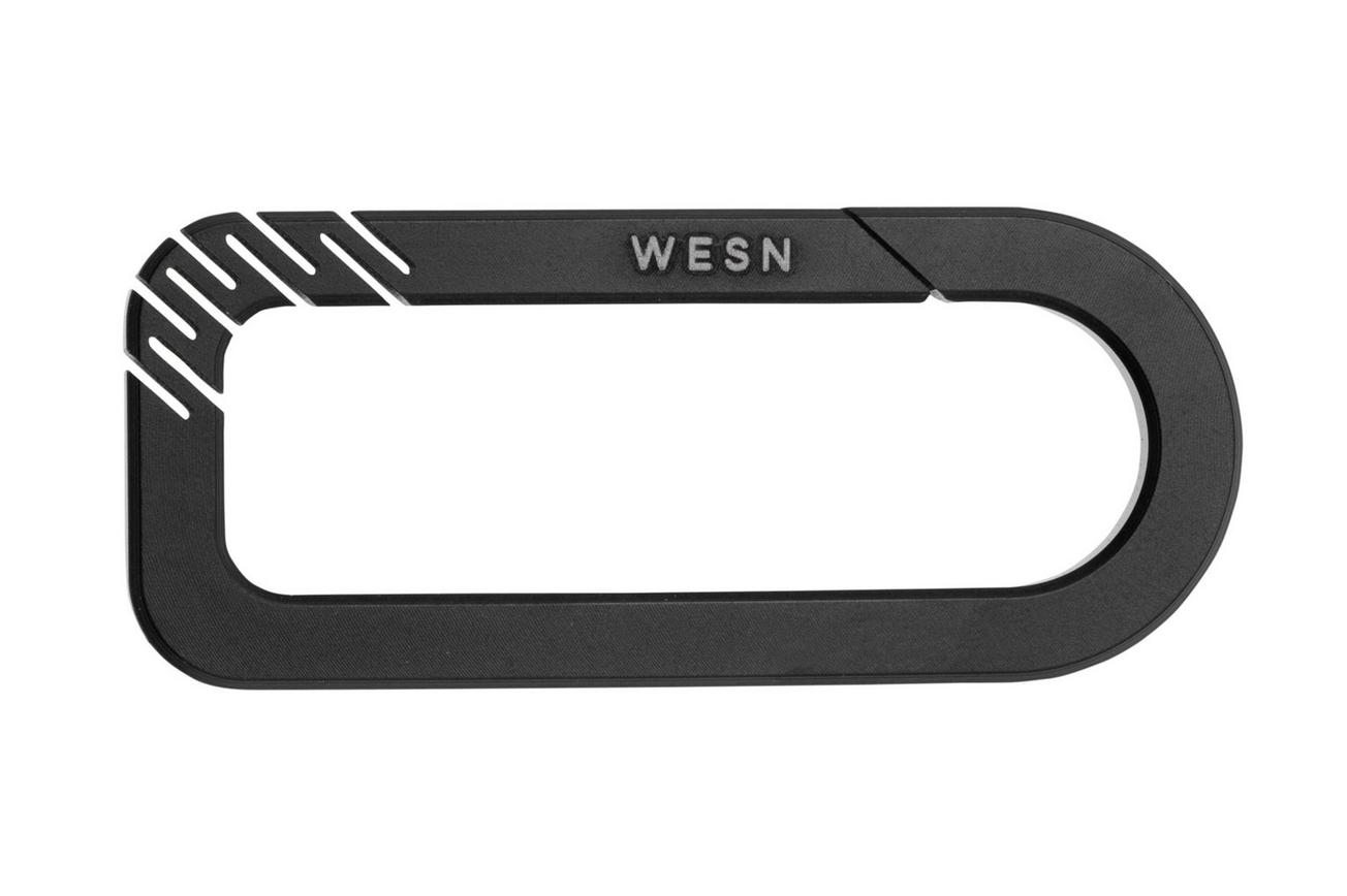 WESN CB, SN08-1, Black Titanium, karabijnhaak