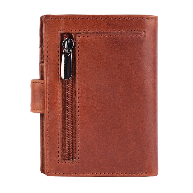 Valenta Card Wallet Leather MagSafe Luxe Cognac