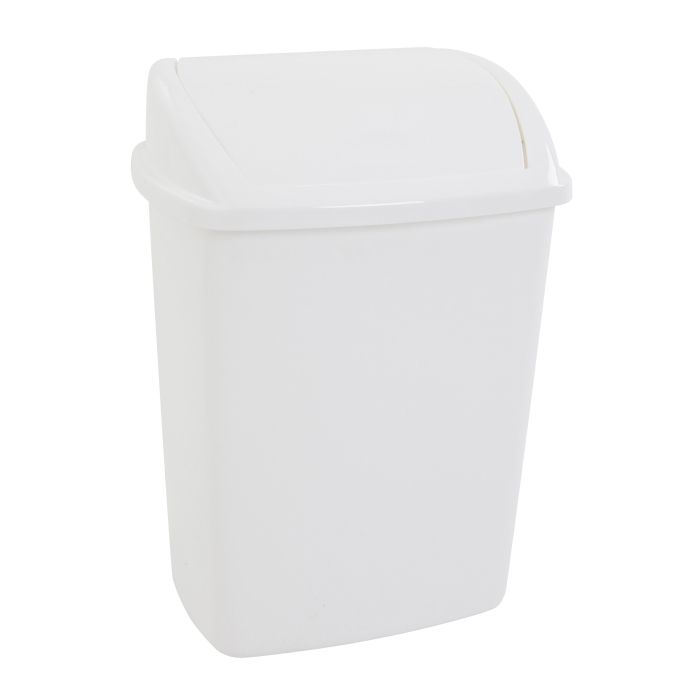Vepa Bins Afvalbak wit met Swing deksel 26 ltr (VB200842)
