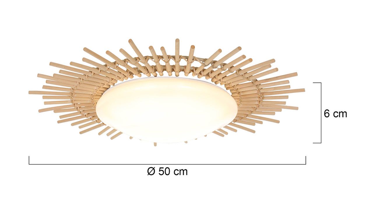 Plafondlamp Aura Aura ⌀50  x H9 cm