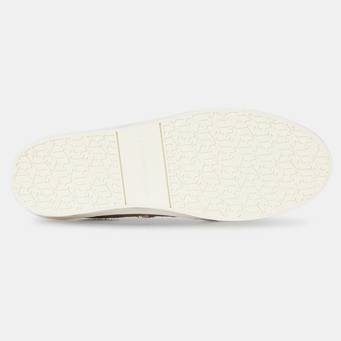 Tommy Hilfiger Baskets en Cuir basses Sequins blanches