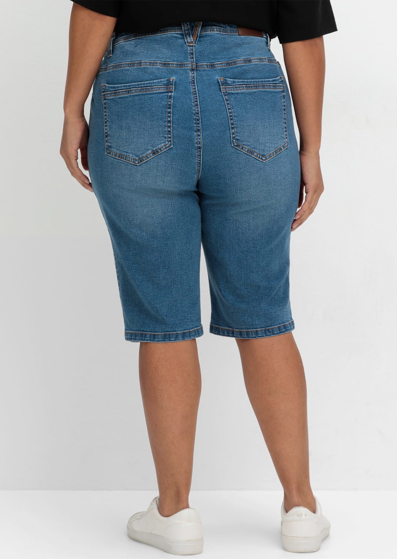 Sheego Jeansbermudas