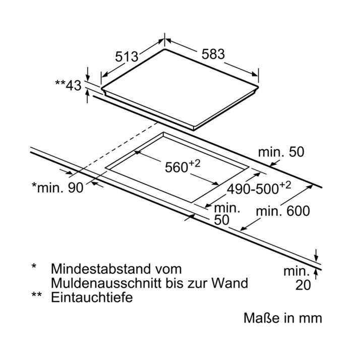 Siemens Set Einbau-Herd + Elektrokochfeld MKP3KB62