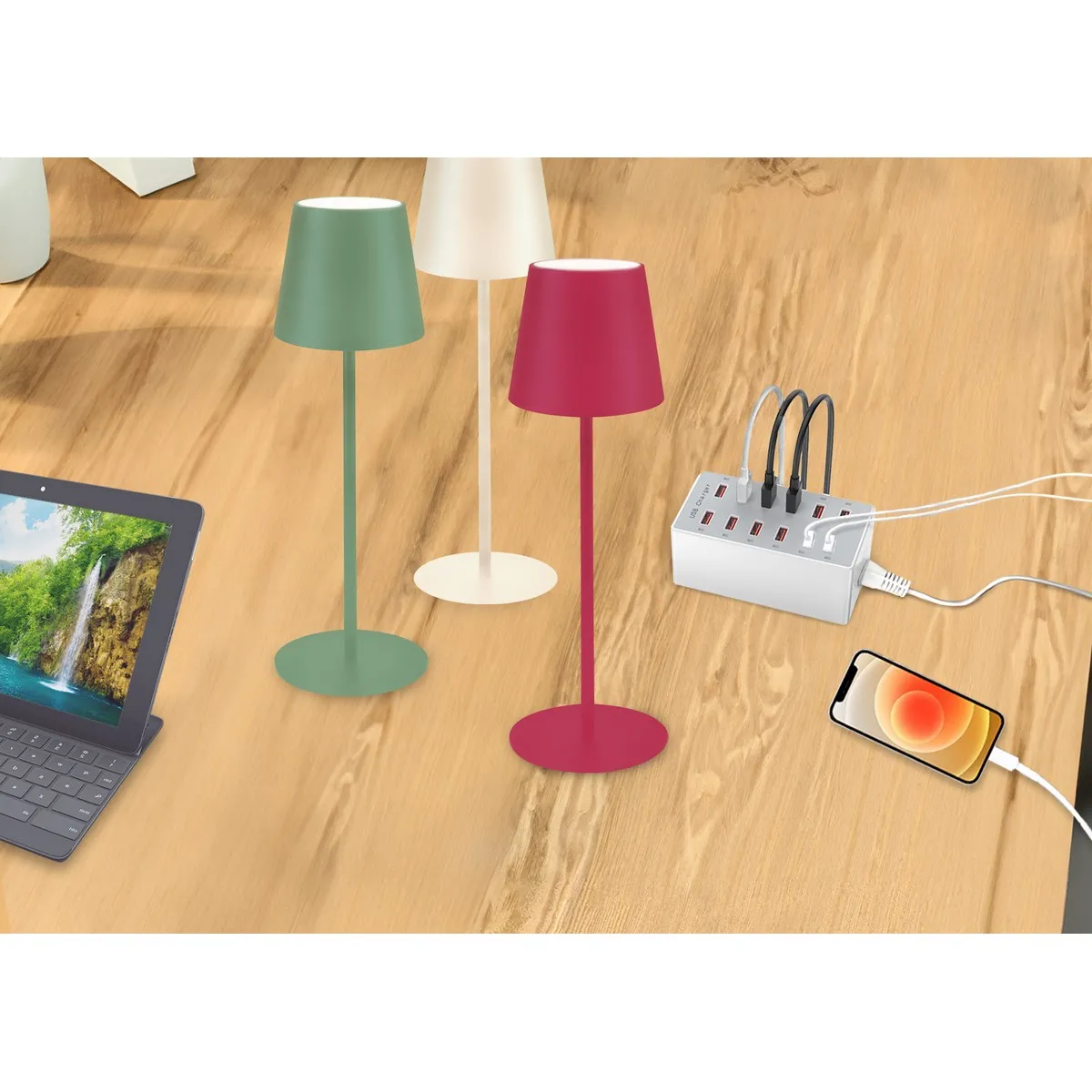 Majestic Chargeur USB Ausb 12 ports Blanc