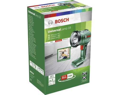 Bosch UniversalLamp 18 acculamp, zonder accu en lader